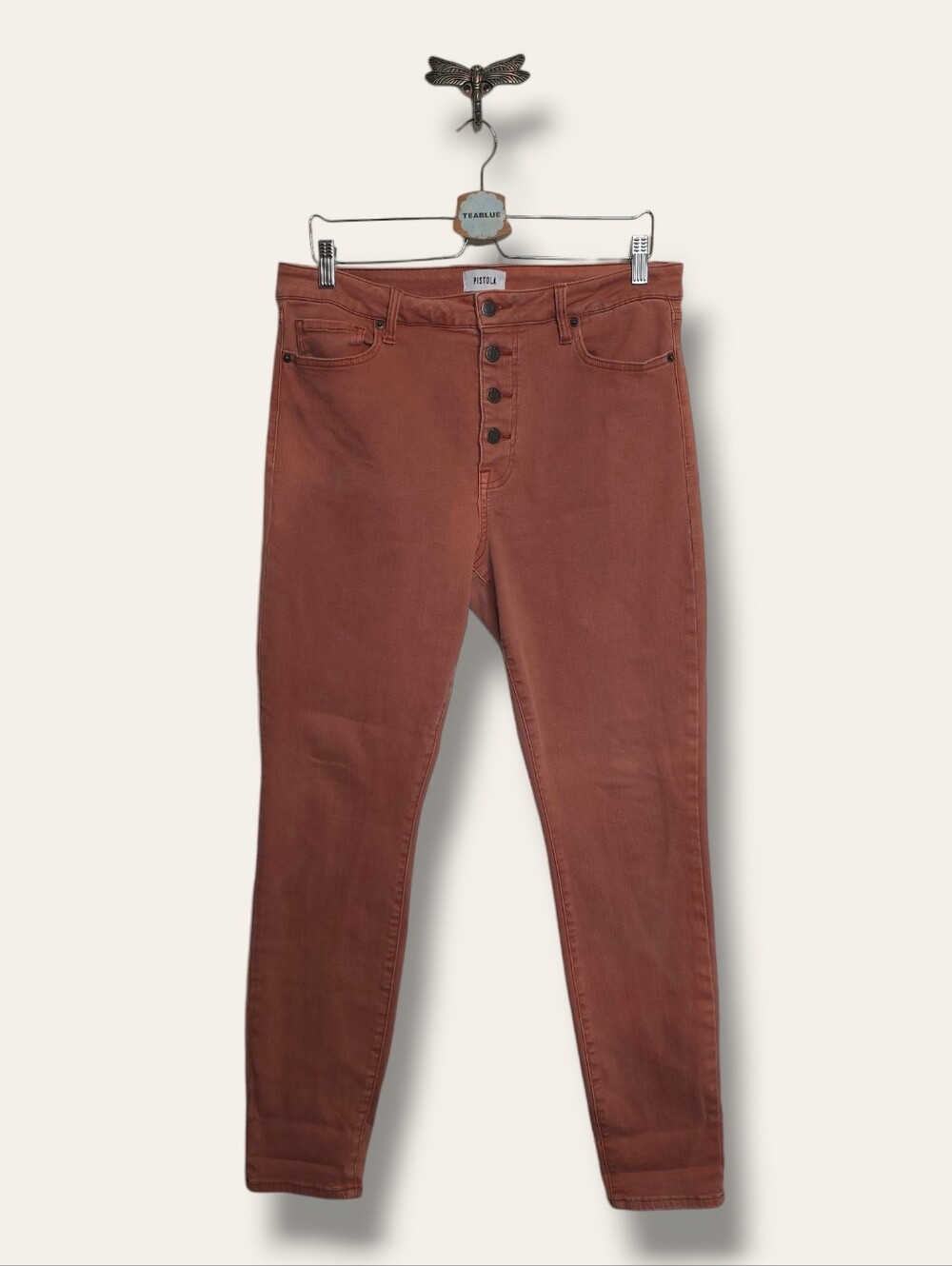 Pistola 32 Arianna High-Rise Skinny Jeans In Dusty Clay 32